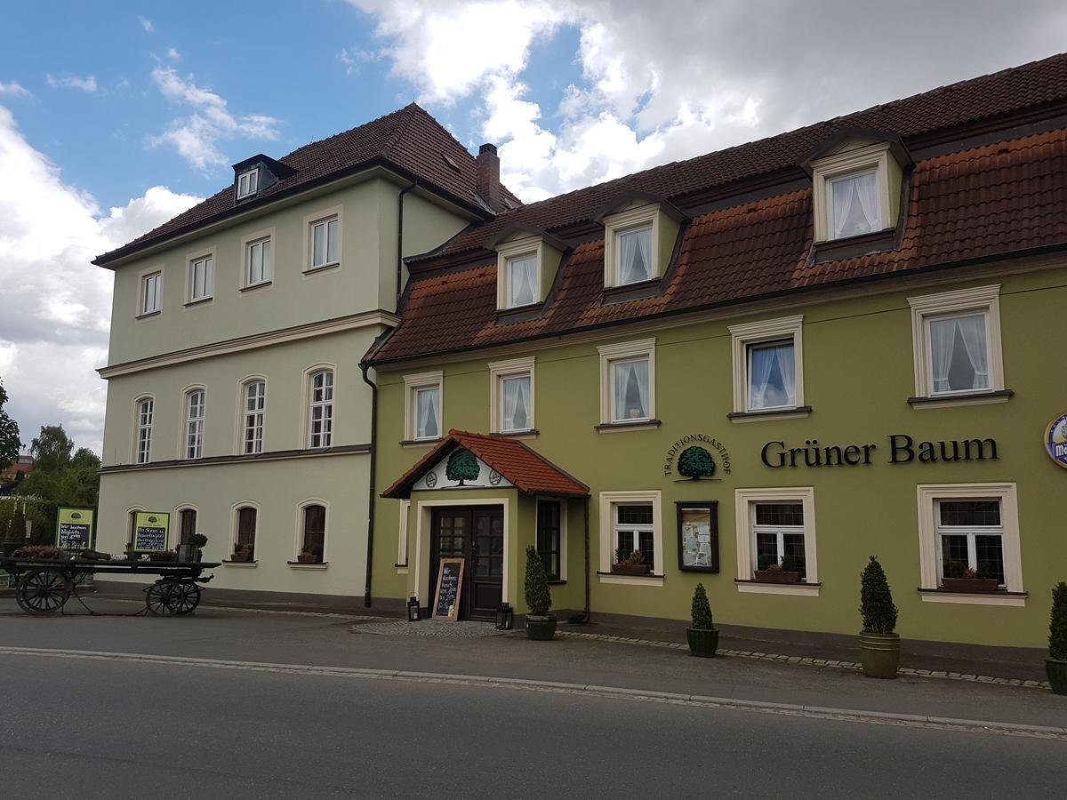 Traditionsgasthof Gruener Baum Bad Staffelstein Kültér fotó